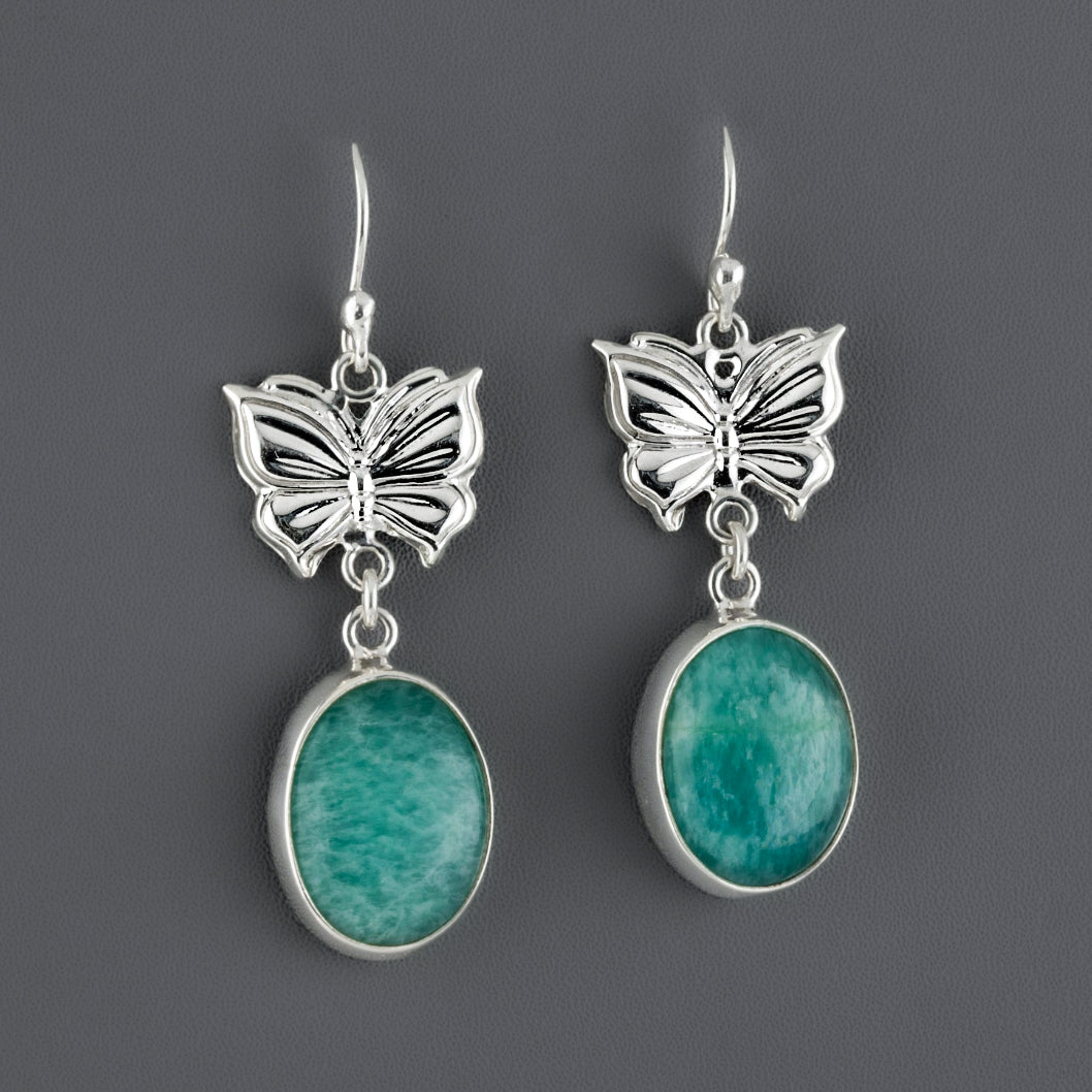 Mariposa Amazonite Earrings