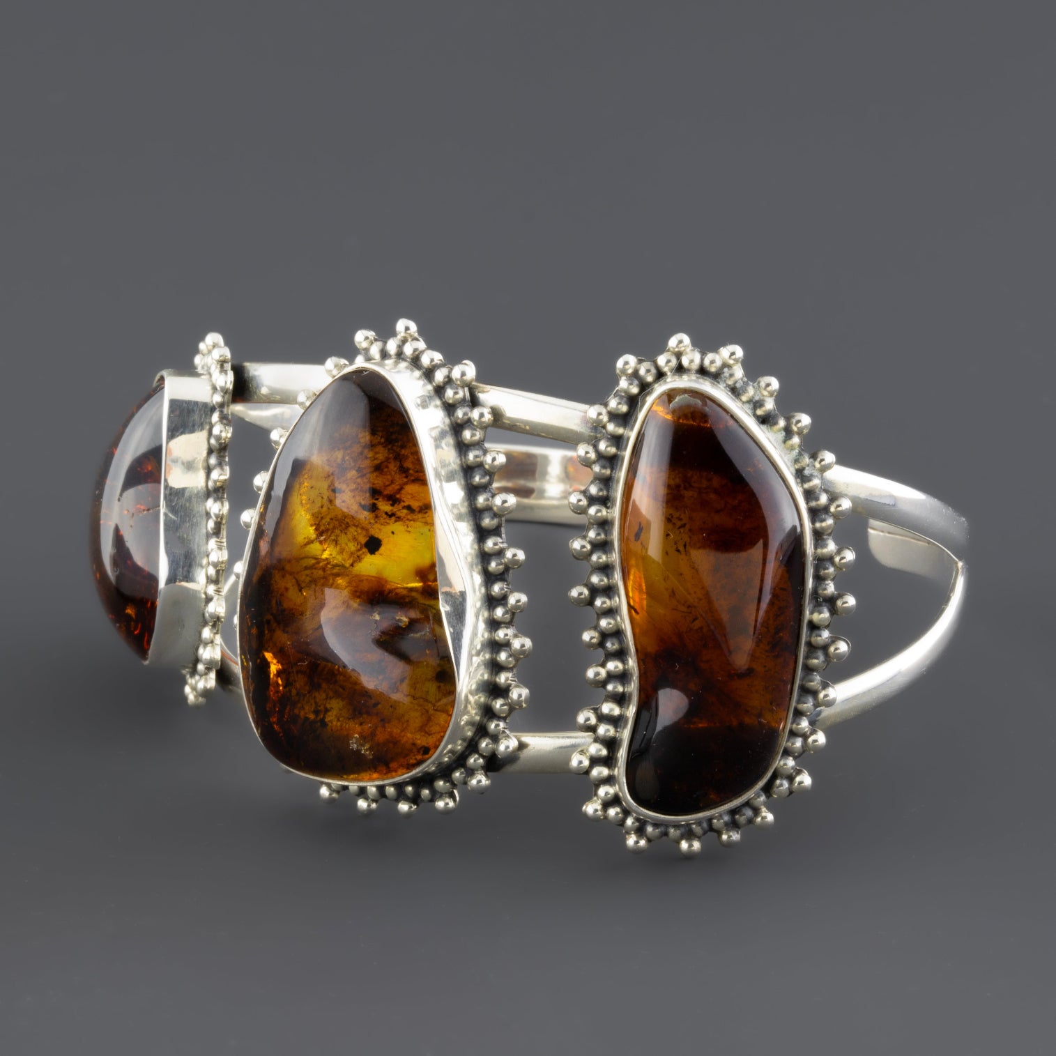 Old Soul Amber Cuff Bracelet