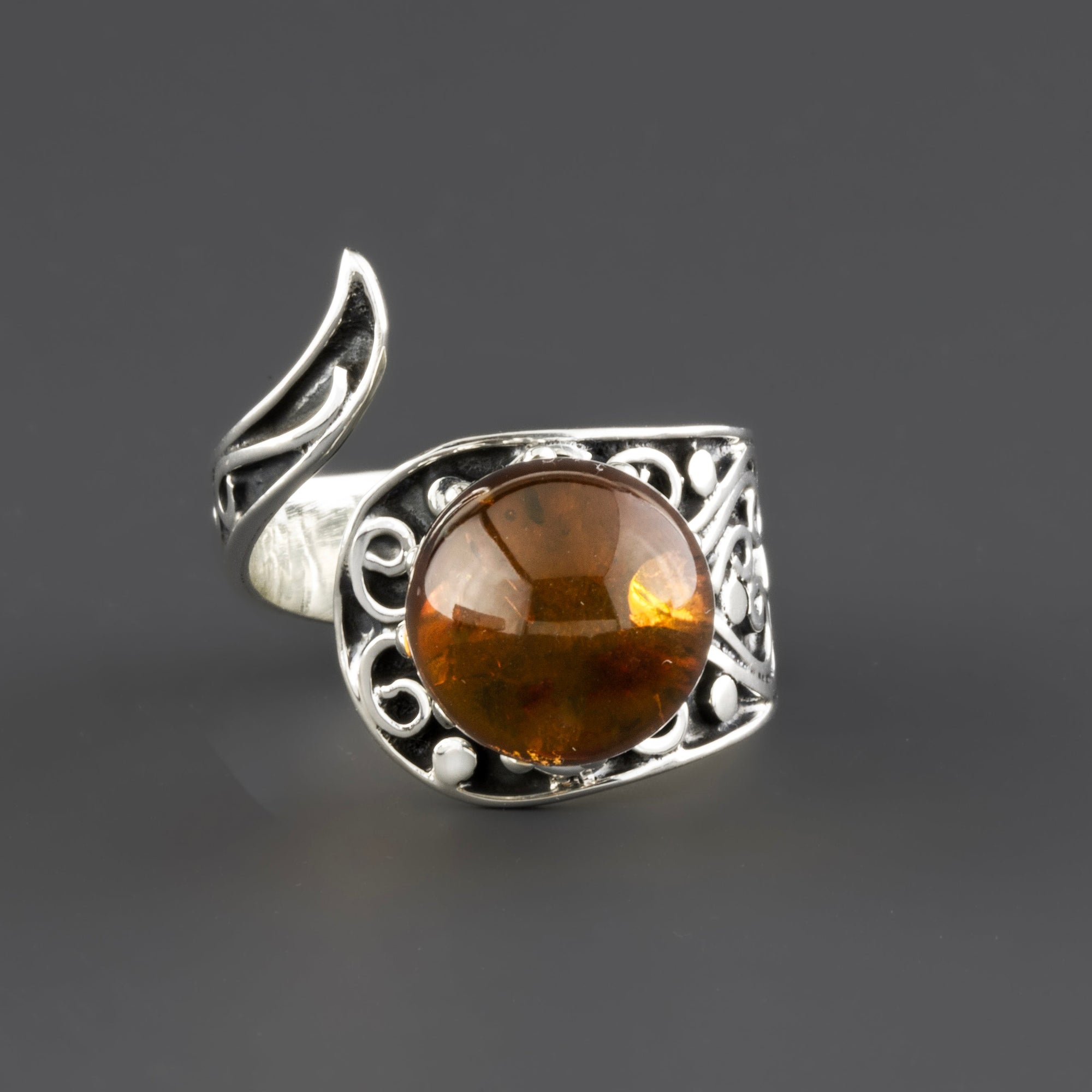 Amber Tide Ring