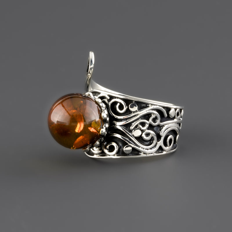 Amber Tide Ring