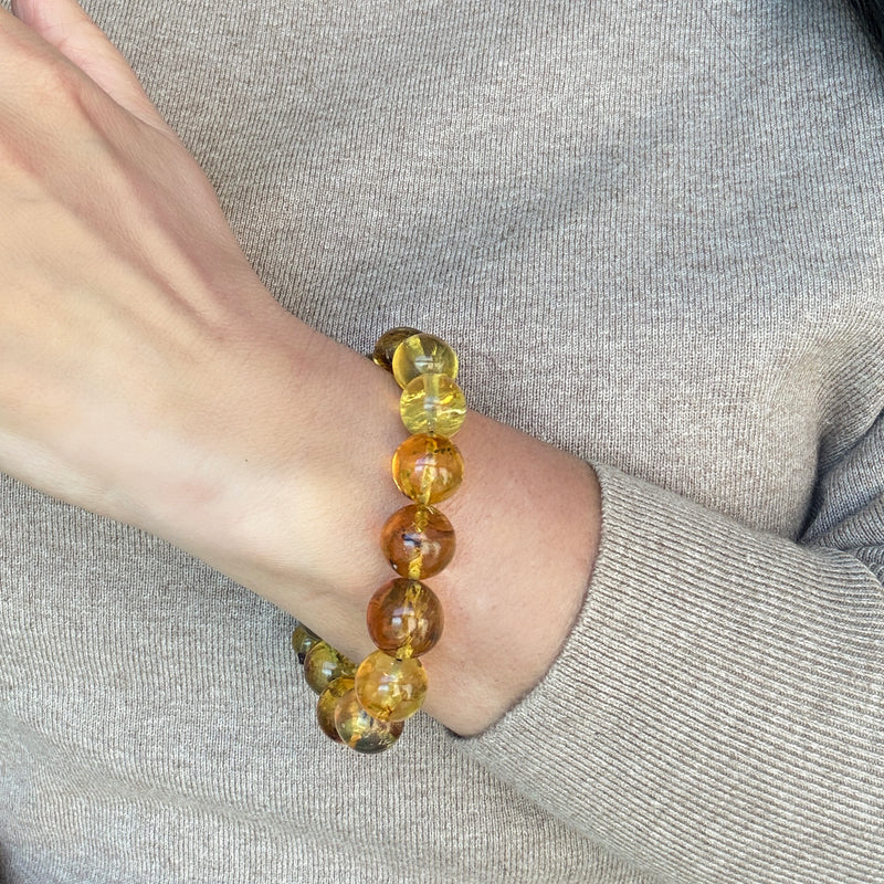 amber bead bracelet