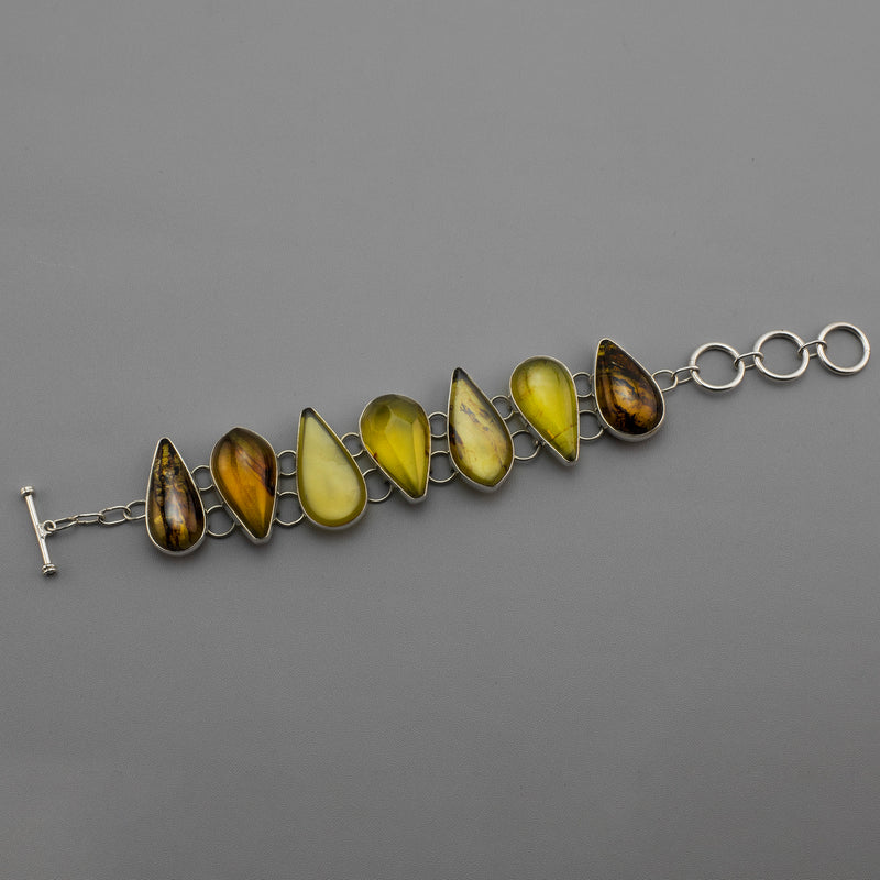 Amber Teardrop Bracelet