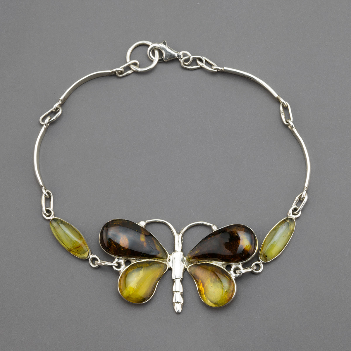amber butterfly bracelet