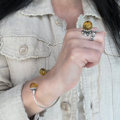 Amber Duet Bangle