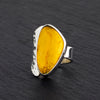 Sunspell Sterling Silver Amber Ring