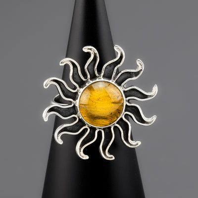 Sol Dorado Amber Ring