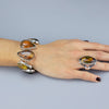 Mexican Amber Teardrop Bracelet