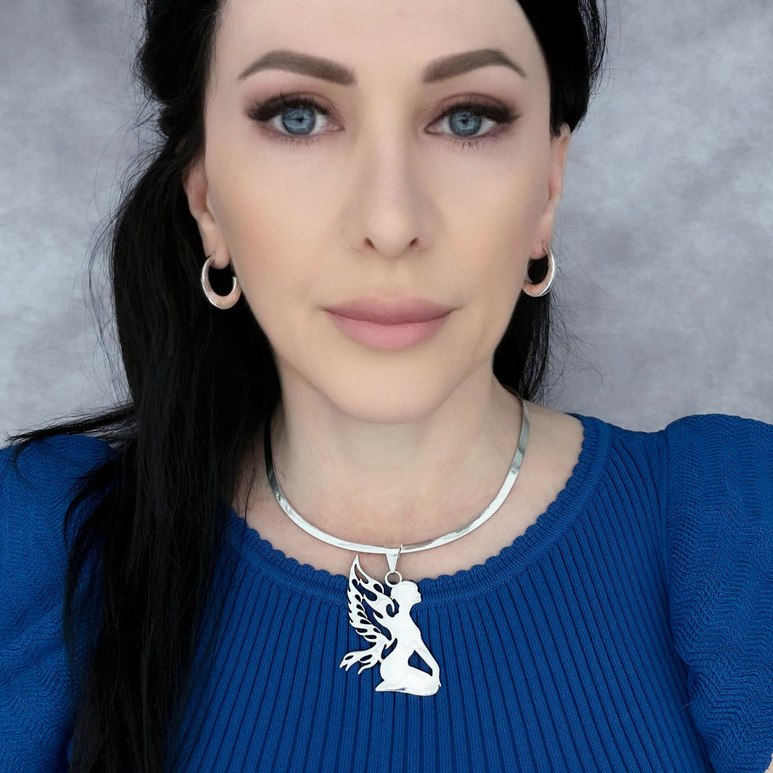 Angel Aura Sterling Silver Pendant