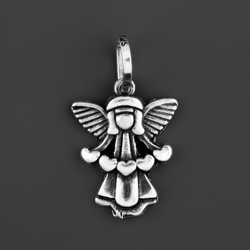 angel sterling silver charm