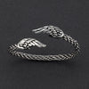 angel wings sterling silver bracelet