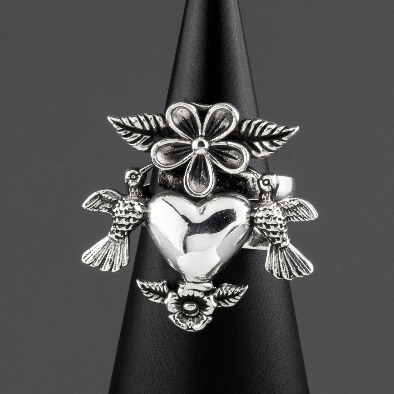 Wings of Love Sterling Silver Ring