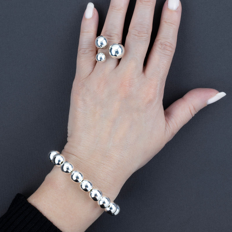 Orbit Cluster Chunky Sterling Silver Ring