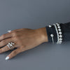 Sterling Silver Ball Statement Ring