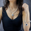 Bold Love Mexican Silver Heart Bracelet