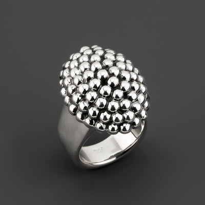 Drama Pop Chunky Silver Ring