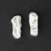 biwa pearl stud earrings