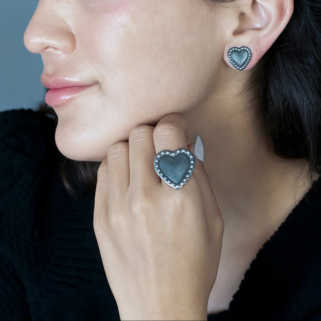 Corazon Rebelde Mexican Silver Ring