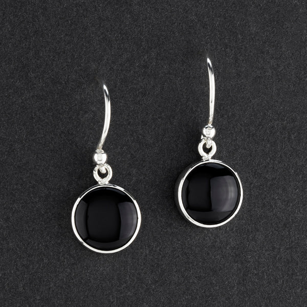 ピアス [BLACKMUSE] Unbalance l cubic link drop Earrings black-obsidian-earrings_600x.