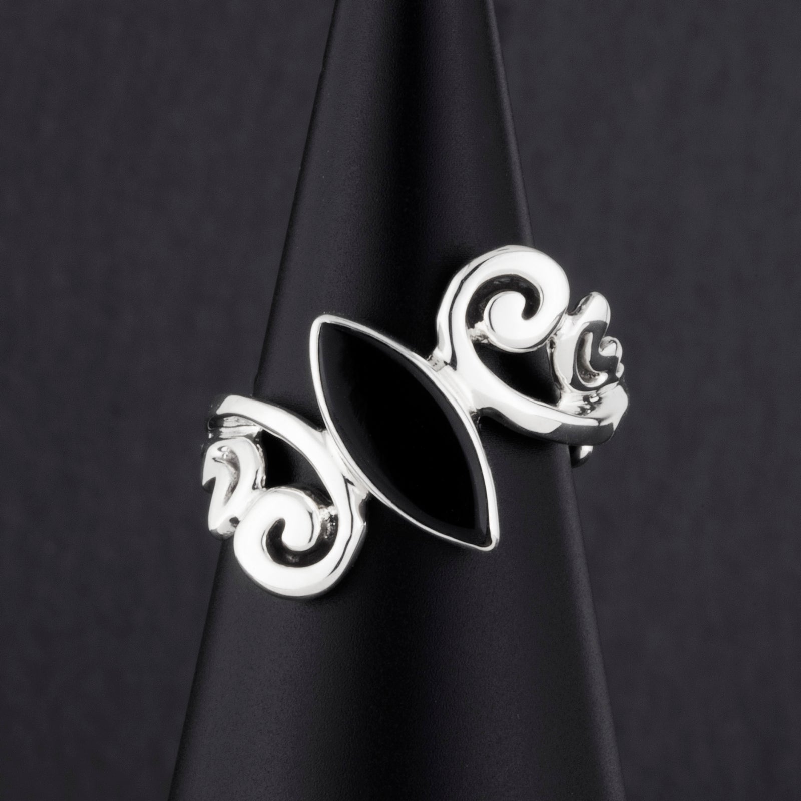 black onyx ring