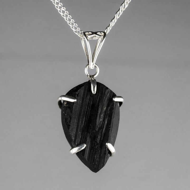 black talisman shungite pendant