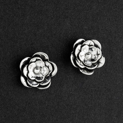 bloom babe sterling silver stud earrings