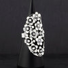 bloom riot Taxco silver statement ring