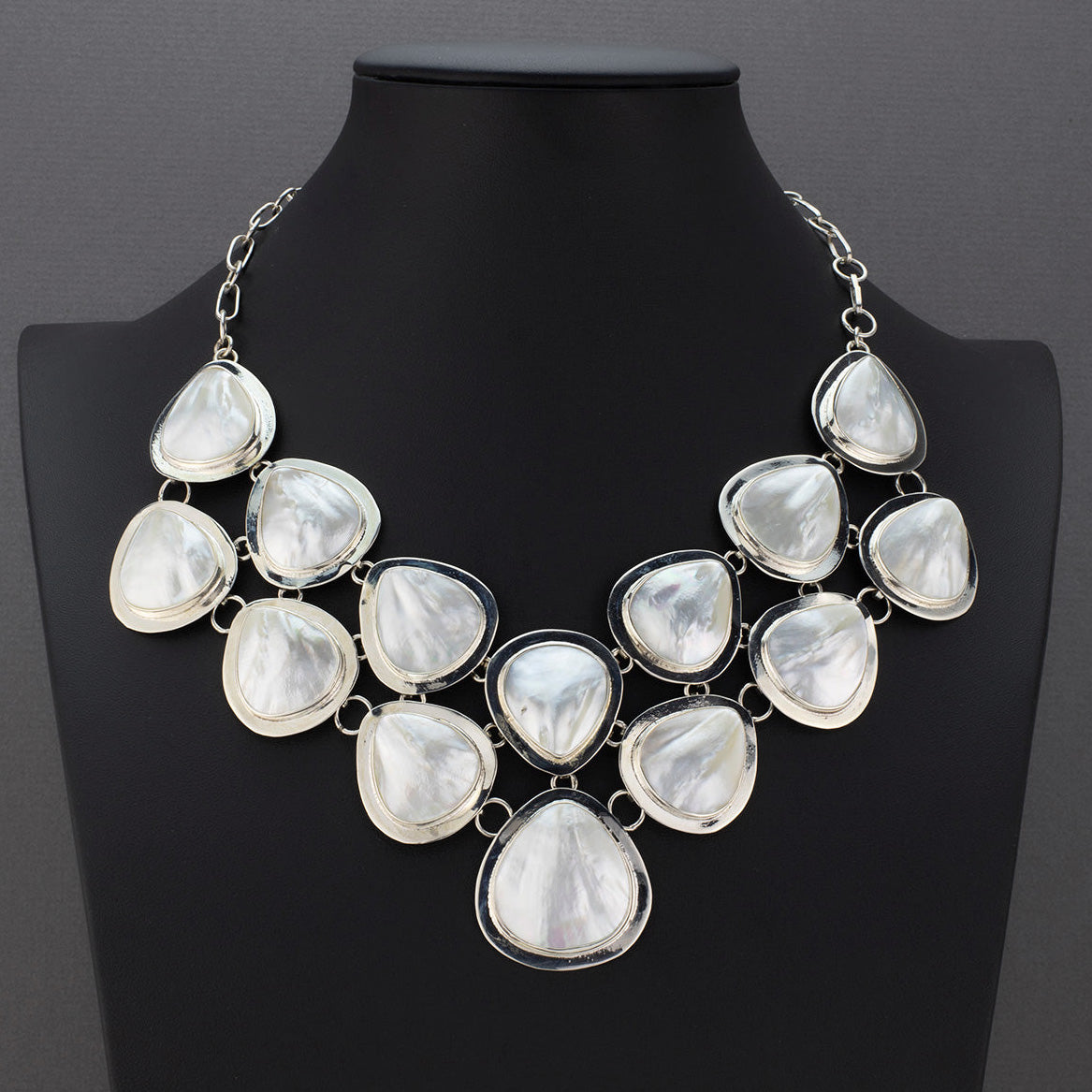 Oceana Royale Mother of Pearl Statement Necklace