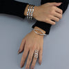 Sterling Silver Openwork Statement Ring