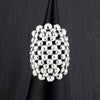 bubble dream sterling silver statement ring