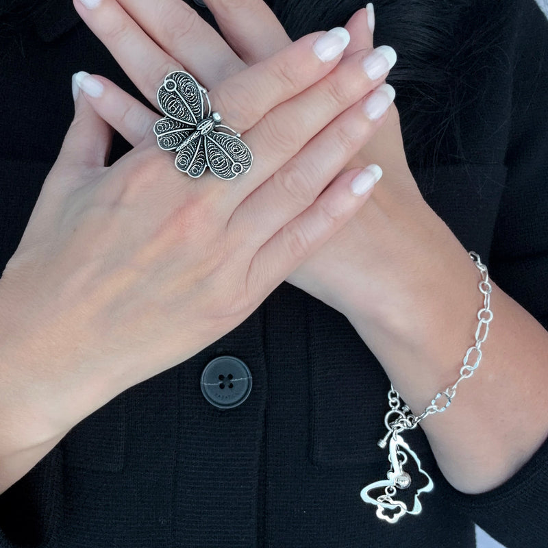 The Filigrana Butterfly Ring