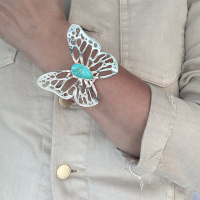 Wings Of Azul Cuff Bracelet