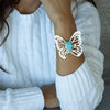 Turquoise Butterfly Cuff Bracelet