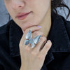 Large Sterling Silver Butterfly Ring