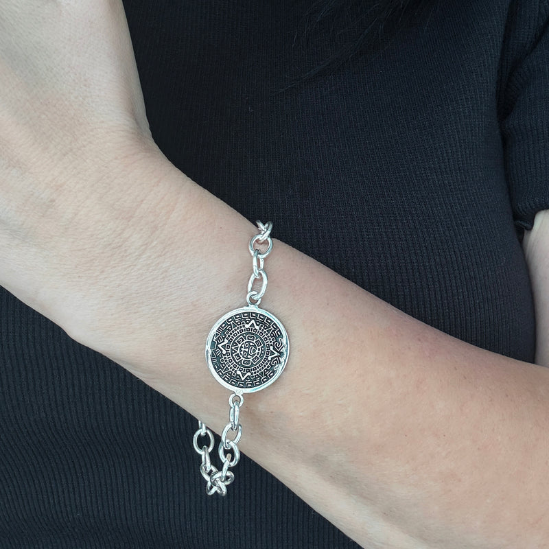 aztec calendar bracelet