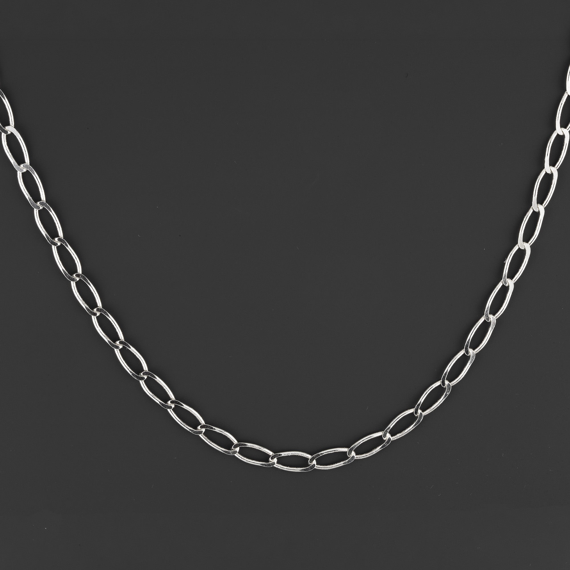 Silver Stream Chain Necklace