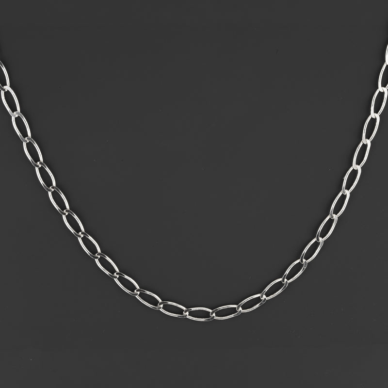Silver Stream Chain Necklace
