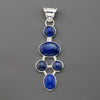 celestial cascade lapis lazuli pendant