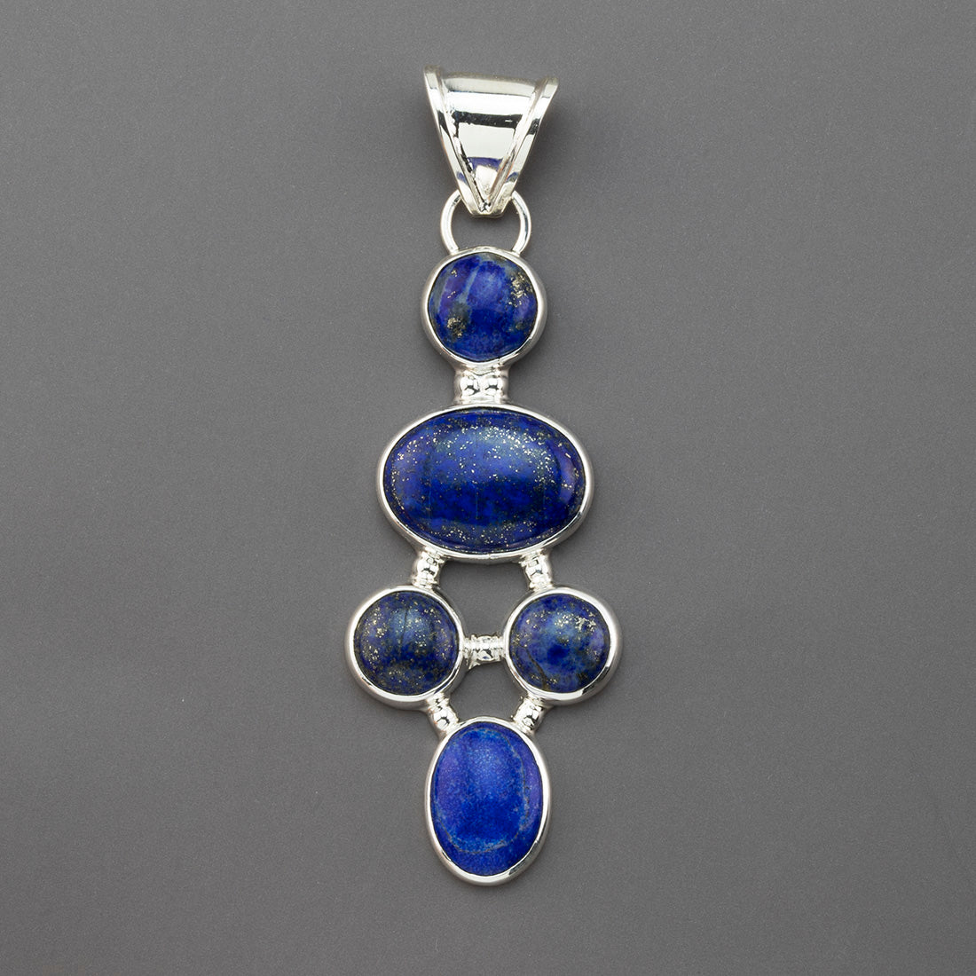 celestial cascade lapis lazuli pendant