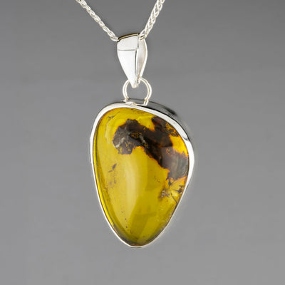 Chiapas amber pendant