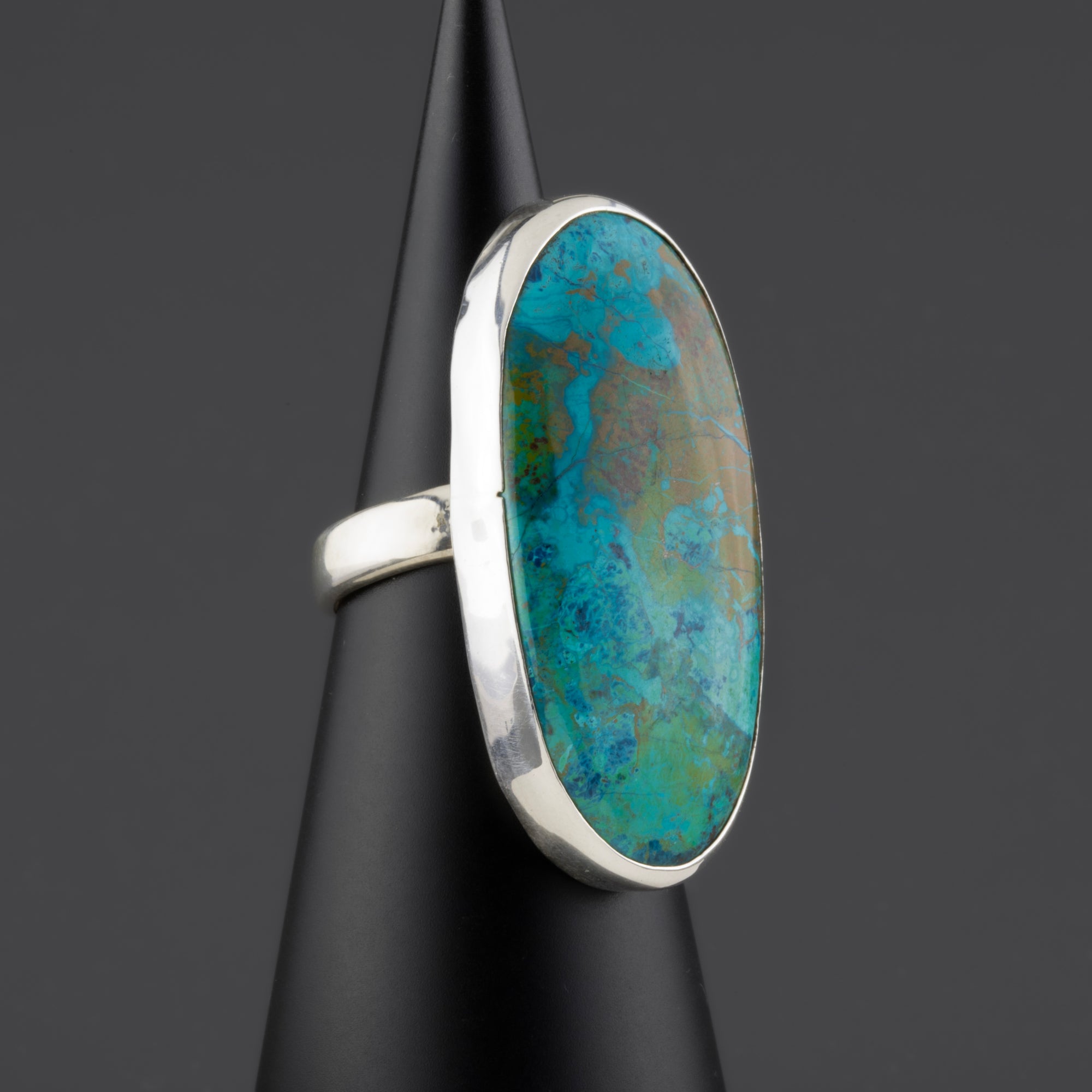 Desert Tide Chrysocolla Ring