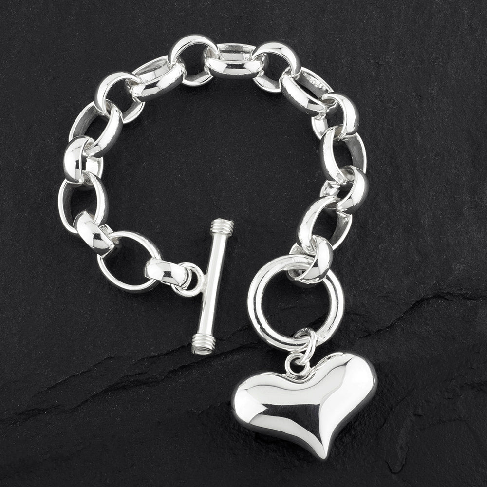 Western Bull Head Charm Toggle Closure Bracelet ( Silver / Ab ) – Ale  Accessories