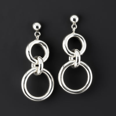 Circle Play Statement Earrings