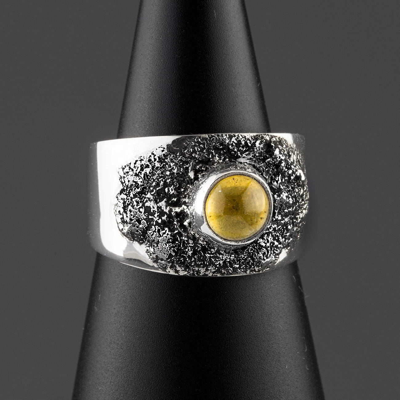 ctrine sterling silver wide band ring