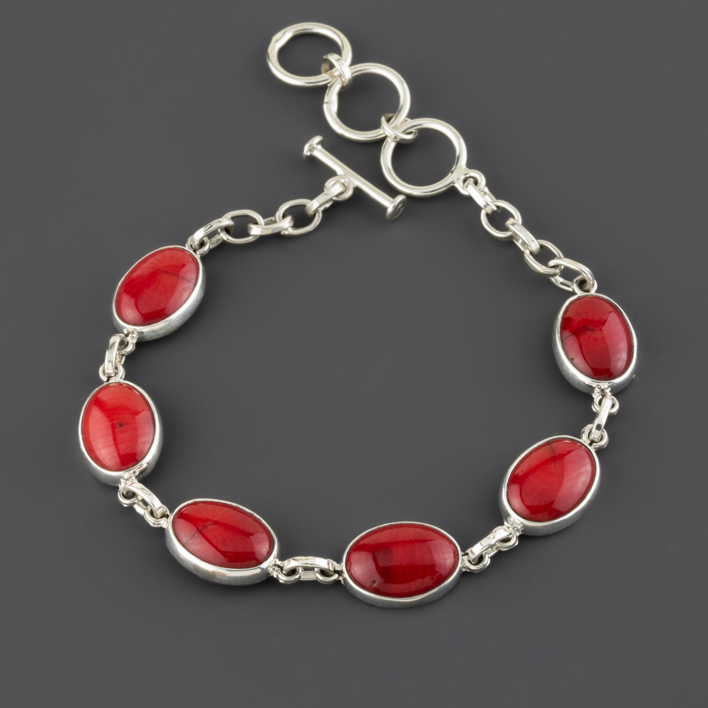 Six Coral Bracelet