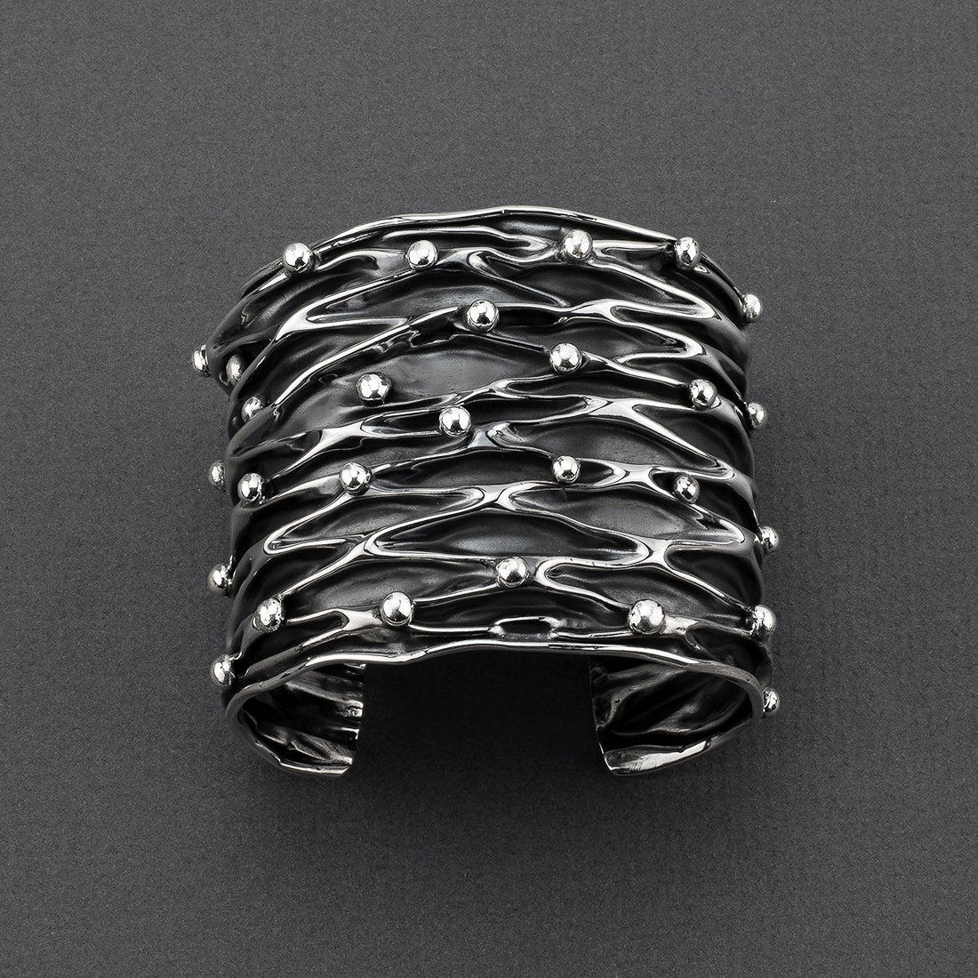 ヴィンテージ！Silver Rope Wavy Cuff ブレスレット il_1080xN.6068484130_r7ce.jpg