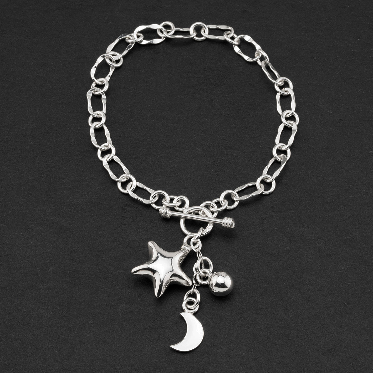 cosmic charms sterling silver bracelet