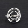 cosmic circle chunky silver ring