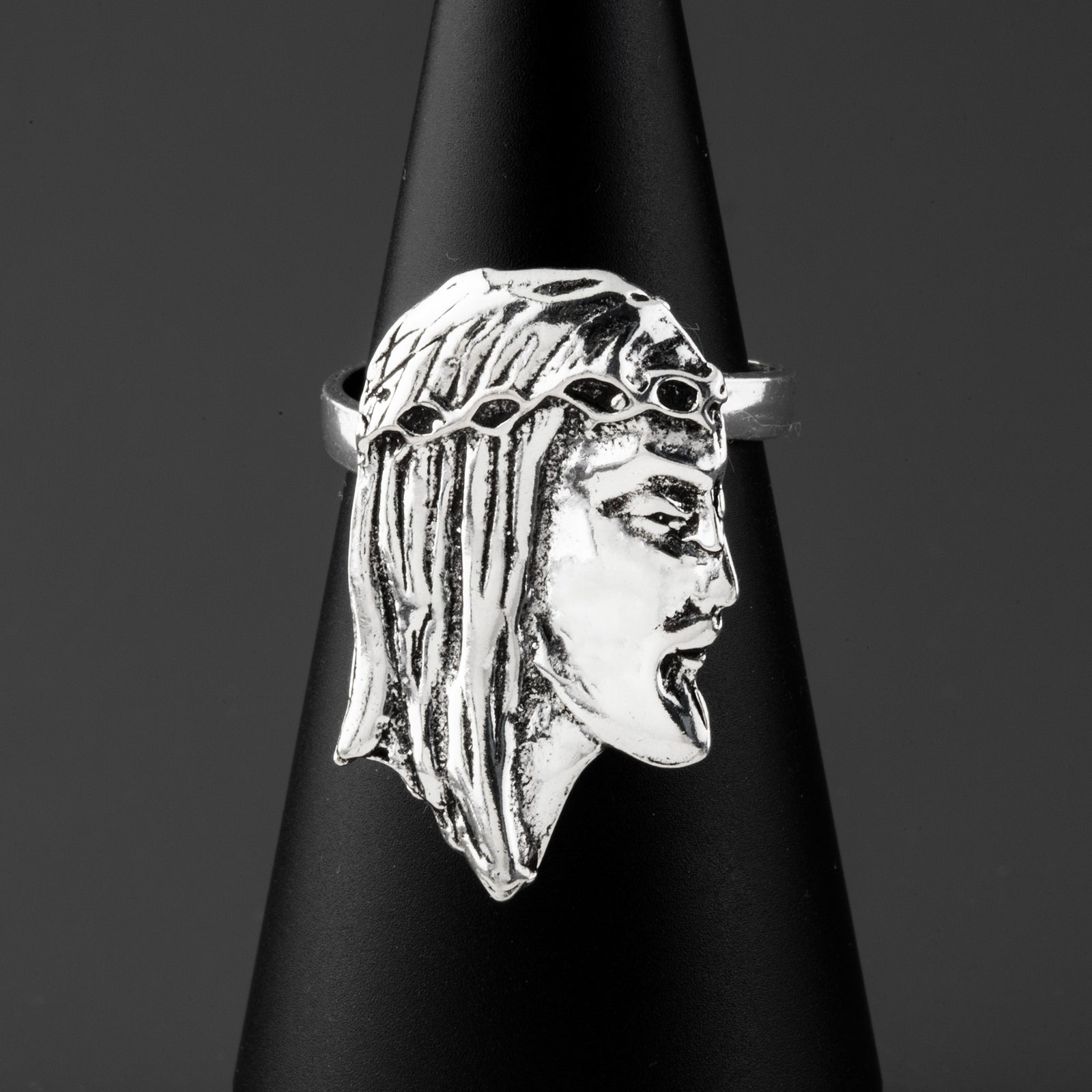 Christo sterling silver ring