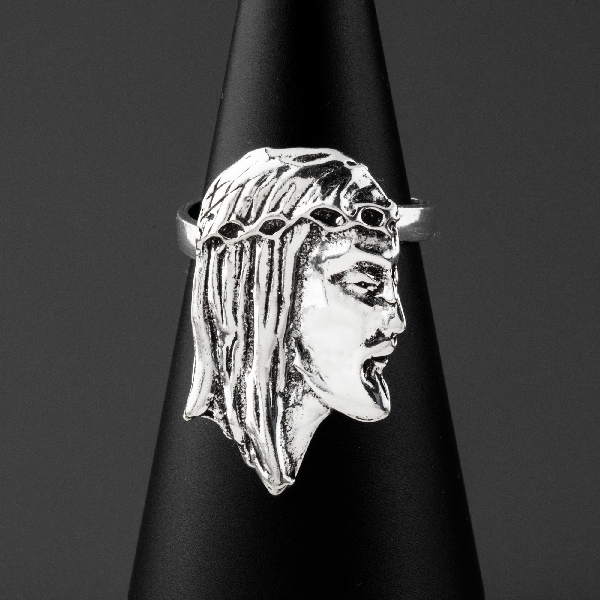 Christo sterling silver ring