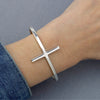 cross cuff bracelet
